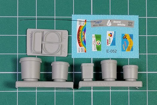 EUREKA XXL E-052 Plastic containers for paint 1/35 – imagen 3