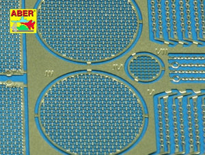 Aber 35G04 Grilles for german self-propelled gun Jagdpanther 1/35 – imagen 3
