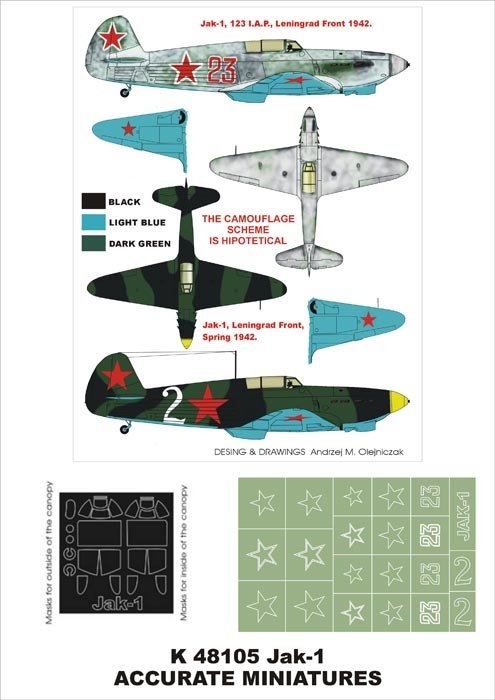 Montex K48105 Yak-1 1/48