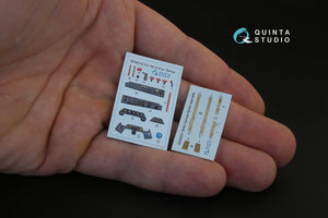 Quinta Studio QD48142 FW 190D-9 3D-Printed &amp;amp; coloured Interior on decal paper (for Tamiya kit) 1/48 – immagine 2