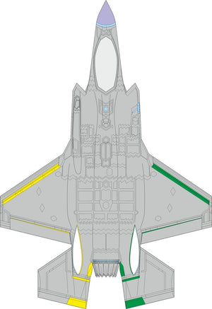 Eduard CX655 F-35A RAM panels late Tamiya 1/72 – Bild 2