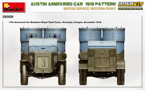 Miniart 39009 AUSTIN ARMOURED CAR 1918 PATTERN. BRITISH SERVICE. WESTERN FRONT. INTERIOR KIT 1/35 – Bild 15