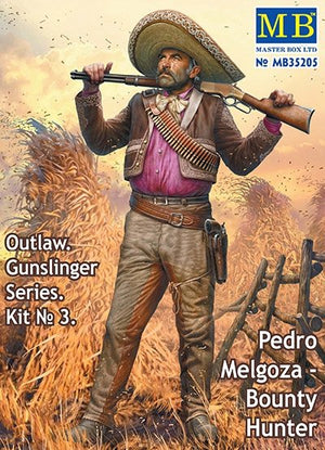 Master Box 35205 Outlaw. Gunslinger n° 3 : Pedro Melgoza, chasseur de primes, échelle 1/35