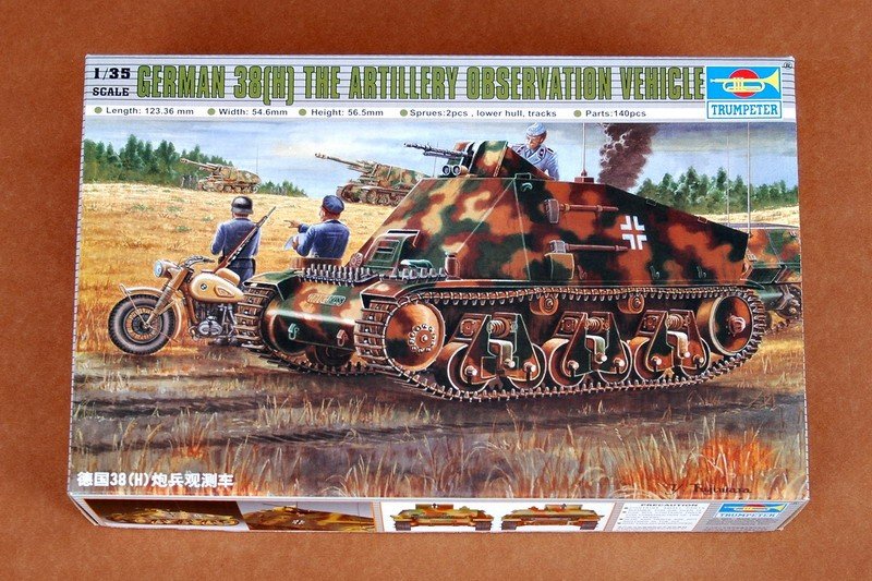 Trumpeter 00355 German 38(H) the artillery observation vehicle 1/35 – imagen 2