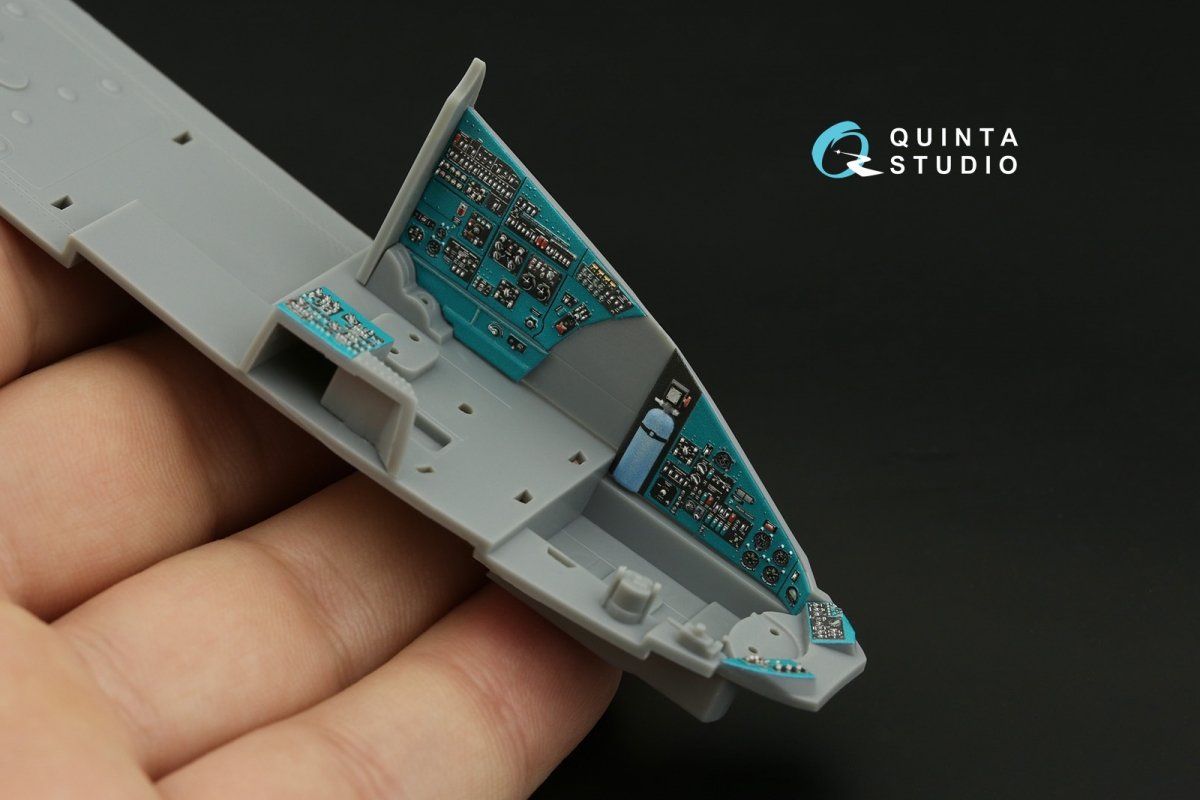 Intérieur imprimé en 3D et coloré sur papier décalcomanie Quinta Studio QDS-48356 Mi-24D (Trumpeter) (Petite version) 1/48 – image 10