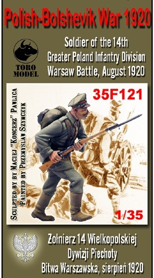 ToRo Modèle 35F121 Guerre de 1920 - Soldat de la 14e division d'infanterie de Grande-Pologne, bataille de Varsovie, août 1920, échelle 1/35