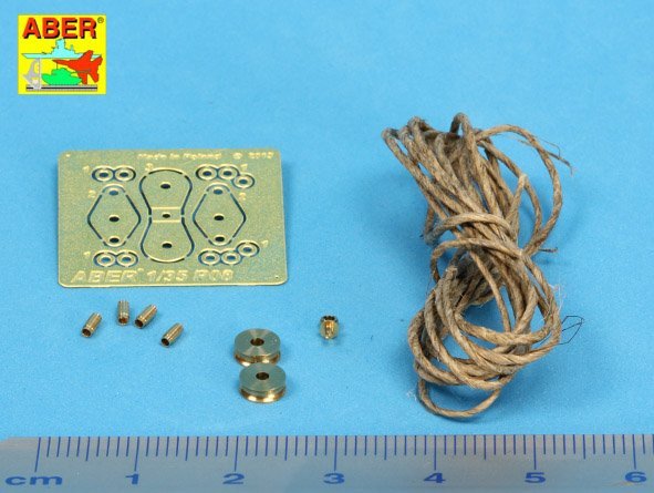 Aber R-08n All – purpose single Pulley x 2pcs 1/35 – image 2