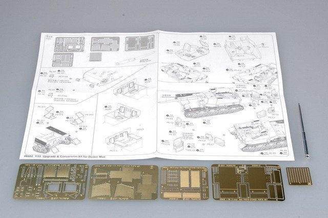 Trumpeter 06602 German Dick Max self-propelled artillery upgrade 1/35 – Bild 2