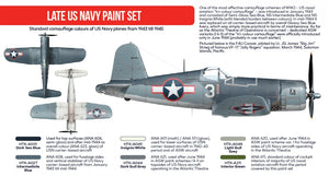 Hataka HTK-AS05.2 Late US Navy paint set 6x17ml – imagen 3