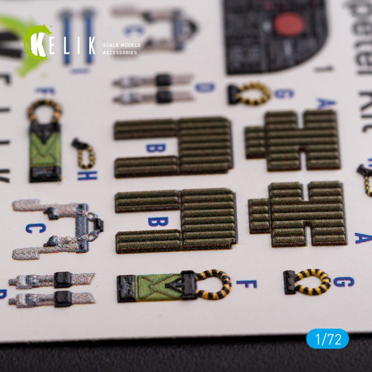 KELIK K72086 A-6A Intruder interior 3D decals for Trumpeter kit 1/72 – imagen 4