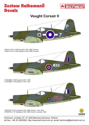 Techmod 32009 - Vought Corsair II 1/32 – image 2