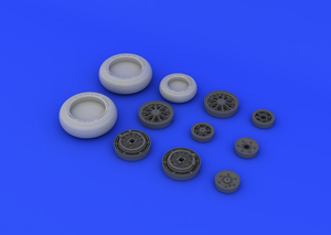 Eduard 632046 F-104 undercarriage wheels late 1/32 (ITALERI) – immagine 4