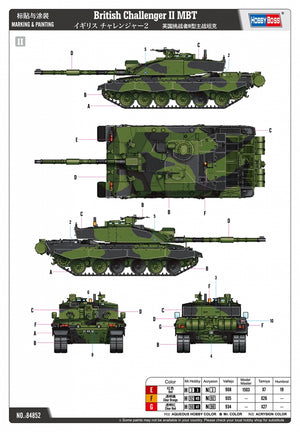 Hobby Boss 84852 Challenger II British MBT 1/48 – imagen 5