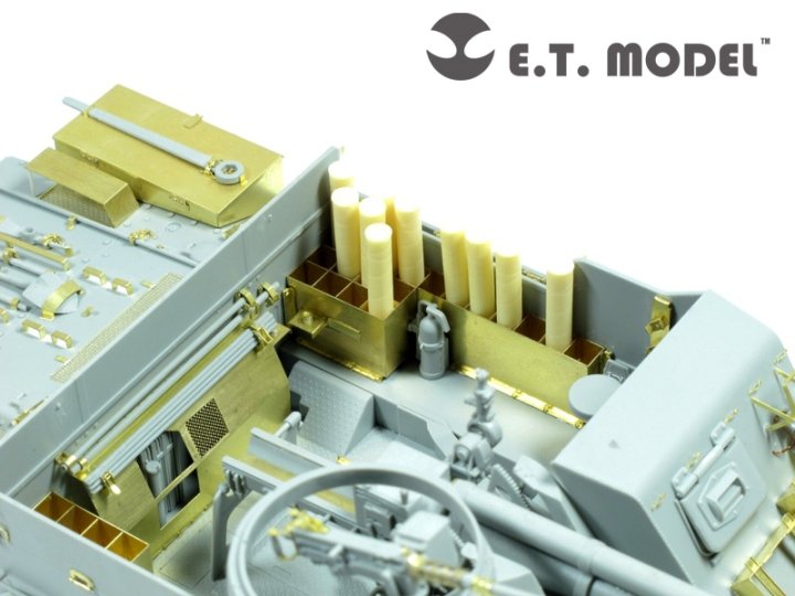 E.T. Model E35-062 WWII US M7 Priest Ammunition Stowages (For DRAGON Kit) 1/35 – immagine 2