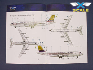X-Scale 144008 B707-124 Long Range Narrow Body Airliner Continental 1/144 – Bild 3