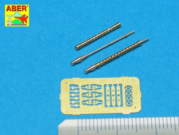 Aber A32002 Ensemble de 2 canons pour mitrailleuses d&amp;#39;avion allemandes MG 17 de 7,92 mm (1/32)  – image 3