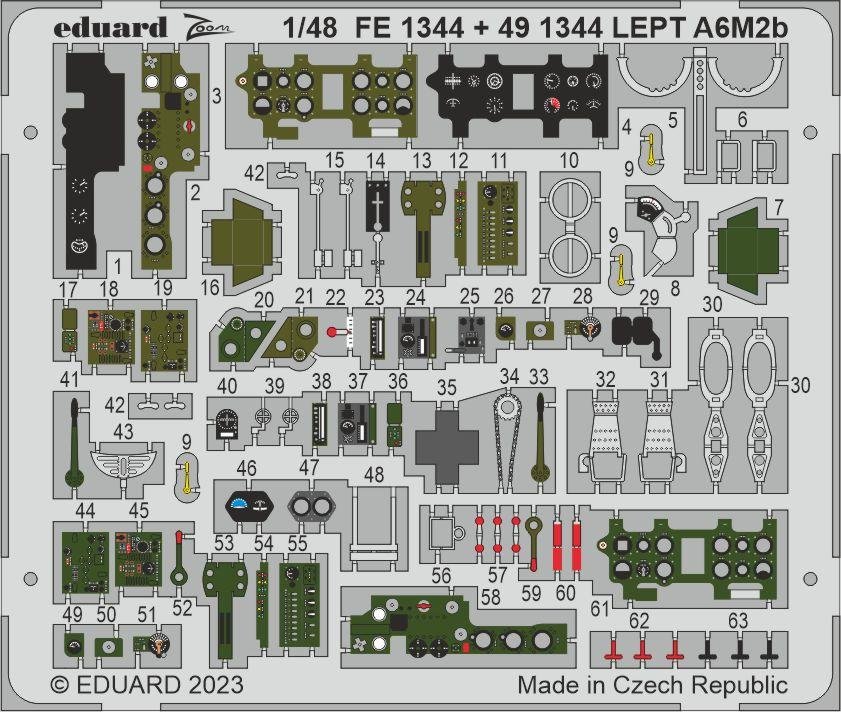Eduard BIG49371 A6M2b ACADEMY 1/48 – zdjęcie 6