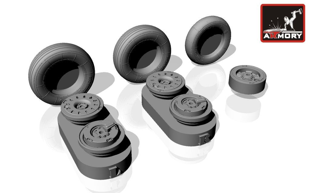 Armory Models AW48016 Yakovlev Yak-38 Forger wheels 1/48