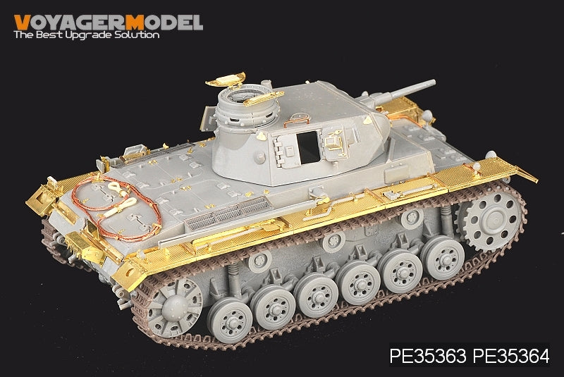 Voyager Model PE35364 WWII German Pz.KPfw.III E-H Version/StuG.III A-E Version Fenders For DRAGON Kit 1/35 – imagen 2