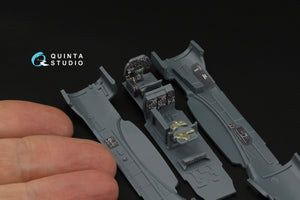 Quinta Studio QD72188 Bf 110G2/4 3D-Printed &amp;amp; coloured Interior on decal paper (Eduard) 1/72 – imagen 7