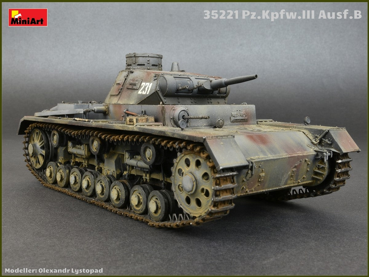 MiniArt 35221 Pz.Kpfw.III Ausf.B w/Crew 1/35 – Bild 7