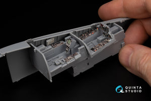 Quinta Studio QDS-48448 F-4G early 3D-Printed &amp;amp; coloured Interior on decal paper (Zoukei Mura SWS) (Small version) 1/48 – imagen 11