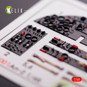 KELIK K48001 AN-2 COLT INTERIOR 3D DECALS FOR HOBBY BOS KIT 1/48 – imagen 3