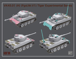 Rye Field Model 5071 VK45.01(H) (Fgsl.Nr.V1) Tiger Experimental Series 1/35 – imagen 5