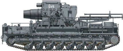 Hobby Boss 82904 Morser KARL- Geraet 040/041 initial chassis 1/72 – Bild 3