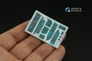 Quinta Studio QDS-48382 Mi-8MT 3D-Printed &amp;amp; coloured Interior on decal paper (Trumpeter) (Small version) 1/48 – immagine 11