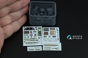 Quinta Studio QD+48554 Bristol Beaufighter Mk.VI 3D-Printed &amp;amp; coloured Interior on decal paper (Tamiya) (with 3D-printed resin parts) 1/48 – imagen 3