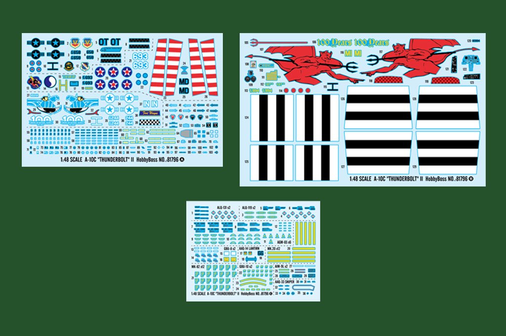 Hobby Boss 81796 American A-10C Thunderbolt II 1/48 – Bild 3
