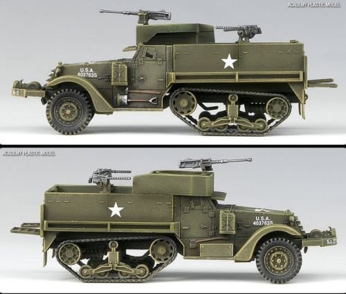Academy 13408 M3 HALF TRACK &amp;amp; 1/4ton AMPHIBIAN VEHICLE (1/72) – image 5