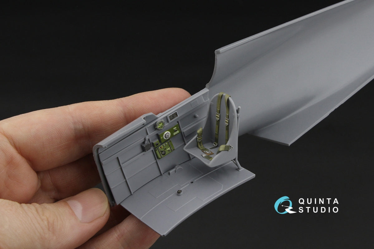 Intérieur imprimé en 3D et coloré sur papier décalcomanie Quinta Studio QD32255 Curtiss H-75 Hawk (Special Hobby) 1/32 – image 7