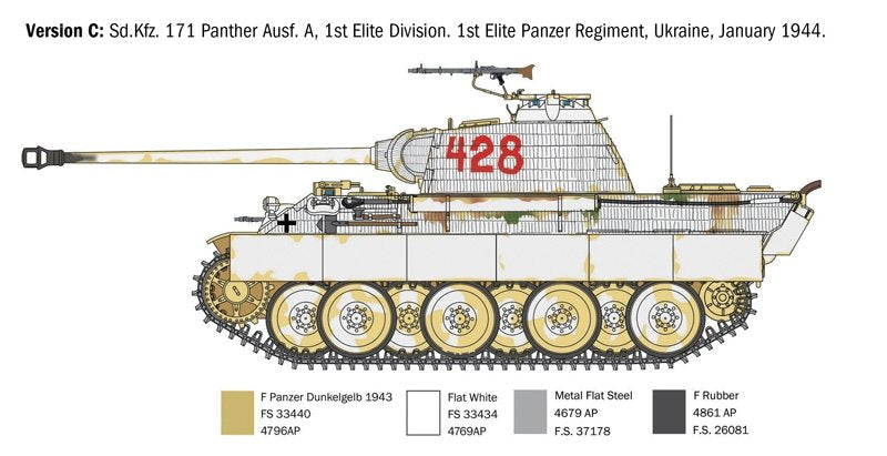 Italeri 0270 SD.KFZ. 171 PANTHER AUSF. A 1/35 – imagen 5