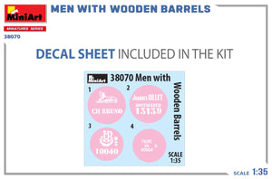 MiniArt 38070 MEN WITH WOODEN BARRELS 1/35 – immagine 5