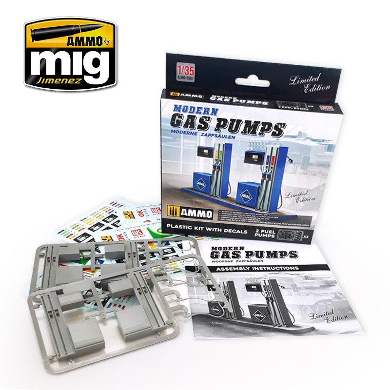 AMMO of Mig Jimenez 8501 MODERN GAS PUMPS Limited Edition 1/35 – imagen 2