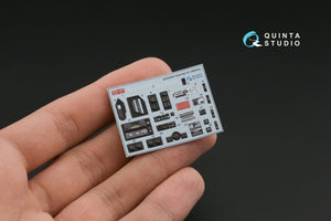 Quinta Studio QD24004 Hummer H1 3D-Printed &amp;amp; coloured Interior on decal paper (MENG) 1/24 – Bild 3