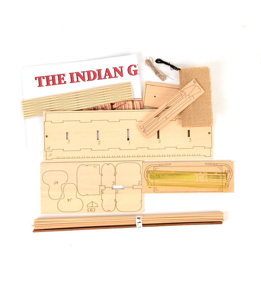 ARTESANIA LATINA 19000 Indian Girl Canoe 1/16
