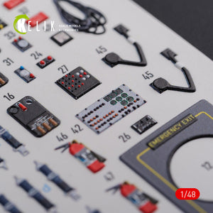 KELIK K48093 CH-47F interior 3D decals for Italeri kit 1/48 – Bild 8