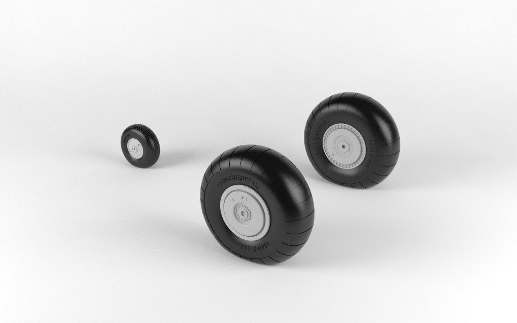 Armory Models AW48203 Junkers Ju 188 wheels w/ weighted tires 1/48 – zdjęcie 4