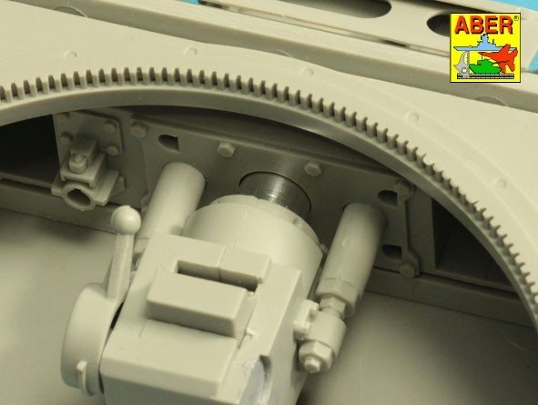 Canon allemand Aber 16 L-21 de 50 mm KwK 38L/42 pour Panzer III G, H, J (première version) / Canon de 50 mm KwK 38L/42 pour char Panzer III G, H, J (première version) à l&amp;#39;échelle 1/16 – image 8