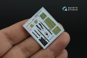 Quinta Studio QD48470 Ka-52 3D-Printed coloured Interior on decal paper (Zvezda) 1/48 – imagen 3