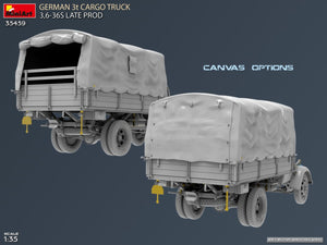 MiniArt 35459 German 3t Cargo Truck 3.5-36s Late Production 1/35 – immagine 10