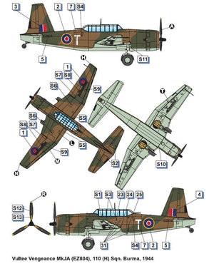 Dora Wings 72038 Vultee A-31 Vengeance 1/72 – immagine 6