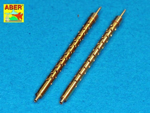 Aber A32013 Set of 2 barrels for 13,2 mm Japanese Type 3 aircraft machine guns used on Mitsubishi A6M5b/c, A6M7, A6M8 1/32 – immagine 3