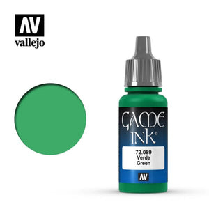 Encre de jeu Vallejo 72089 - Verte 17 ml
