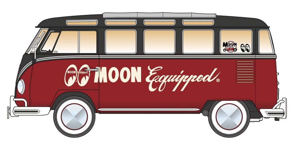 Hasegawa 20524 MOON Equipped Volkswagen Type2 Micro Bus 1/24 – immagine 2