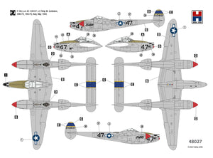 Hobby 2000 48027 P-38J Lightning ETO 1944 (ACADEMY + CARTOGRAPHIE + MASQUES) 1/48 – image 3