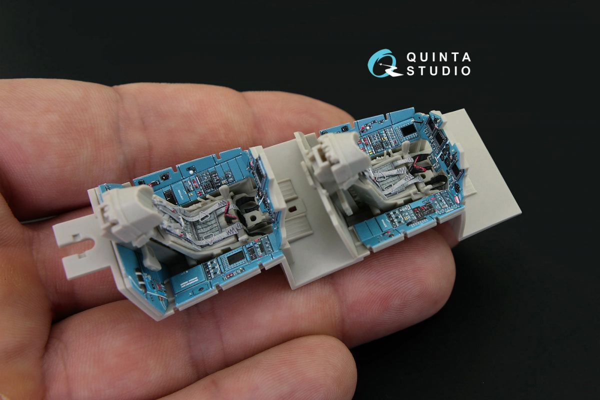 Quinta Studio QD48188 Su-30SM 3D-Printed coloured Interior on decal paper (for KittyHawk kit) 1/48 – imagen 7